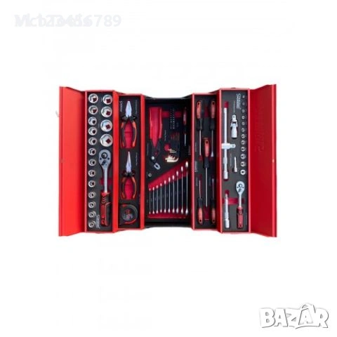 Метална кутия с инструменти Гедоре 86 ЧАСТИ STAHLMAYER , снимка 5 - Куфари с инструменти - 53847436