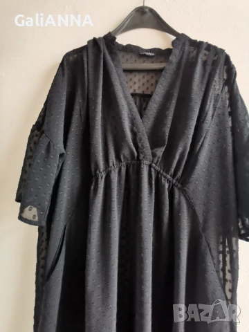 СТРАХОТНА ЕФИРНА РОКЛЯ 3XL-4XL, снимка 5 - Рокли - 51009809
