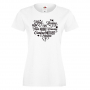 Дамска тениска Mother Heart Words 1 Празник на Майката,Подарък,Изненада,Рожден Ден, снимка 2