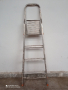 Стара немска стълба алуминиева, лека, сгъваема, бояджийска., снимка 6