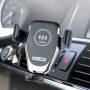 Стойка за смартфон за кола с безжично бързо зарядно Qi, 10 W, снимка 4
