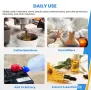 Дестилатор за вода Hanchen 750W, 4L, неръждаема стомана 304, стъклен съд, въглероден филтър , снимка 6