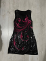 Къса рокля с пайети размер S, снимка 1 - Рокли - 36393926