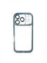 Калъф силикон Clear Camera Protect / Син-прозрачен / за iPhone 16 Pro 6.3 Баркод : 3132419, снимка 1
