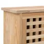 vidaXL Шкаф за съхранение на обувки, 55x20x104 cм, орехово дърво масив, снимка 5
