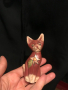 Продавам прекрасни дървени фигури на котка и птичка коте стойка за моливи , снимка 3