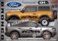 Ford Bronko стикери надписи лепенки фолио SK-SJV2-F-BR, снимка 1 - Аксесоари и консумативи - 44509541
