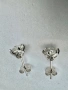 Сребърни обеци с мойсанит (Диамант) 1 карат, снимка 11