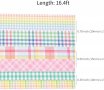 6 ролки декоративнo тиско хартия Washi tape ленти за опаковане занаяти декорация, снимка 2