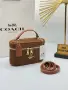 Coach Дамска Чанта Тип Куфар С Къса И Дълга Дръжка - Различни Цветове Код E152, снимка 8