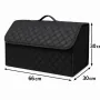 LUX кожен органайзер Automat, Сгъваем, Черен, 66x30x30см, снимка 3