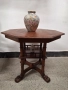 Антична Викторианска маса от орех , снимка 1