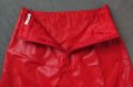 Orsay XS/S (EU 34) ярко червена кожена пола, снимка 8
