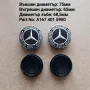 Капачки за джанти  Мерцедес Mercedes 75/65мм GLE V167 w222, снимка 3