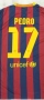 Футболна тениска на Барселона Педро #17 домакински екип сезон 2013/2014 Nike 532822-413, снимка 5