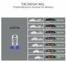 Парктроник за кола с 4 черни сензора и дисплей, Датчик сив- 4 броя, снимка 4