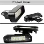 2 LED светлини за регистрационен номер Mercedes-Benz W220, 12 V, 6000 K, снимка 4