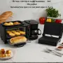Печка, тостер и кафемашина 3 в 1 + подарък грил – 49 €, снимка 1