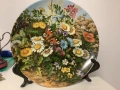 Стенна чиния производство Германия  колекционерски  отличен състояние художник Ганс Грасс 1989 годин, снимка 1