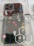 НАМАЛЕНИ!!!Iphone 12,13,14,12 Pro,12 Pro Max,13 Pro,14 Pro прозрачен луксозен гръб с цветя, снимка 9