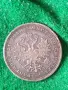 Стара сребърна монета от 1 рубла 1877 година 37922, снимка 2