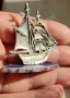 Сребърно преспапие кораб, подарък от сребро, сребърно преспапие, снимка 6