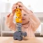 Дървен конструктор Melissa & Doug Blockables Горски приятели 16 части, снимка 2