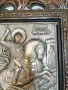 Гръцка сребърна икона Свети Георги , снимка 2
