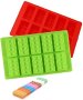 10 Лего блок блокчета конструктор силиконов молд форма фондан украса торта шоколад лед гипс сапун, снимка 1