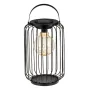 Соларен фенер Подова черна висяща лампа в клетка Ø18x27см S_1236414, снимка 2