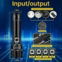 Нов мощен LED фенер 500000 лумена XHP70.2 акумулаторен IP67 USB-C, снимка 7