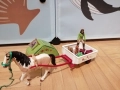 Schleich Horse Club комплект приключение с кон, ездачка, палатка, катеричка, конче, снимка 6