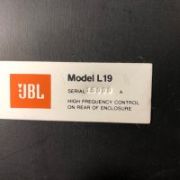 JBL L-19 качествени тонколони , снимка 5 - Тонколони - 42370848