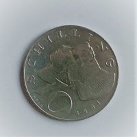 10 шилинга 1958 Австрия, сребро, снимка 1 - Нумизматика и бонистика - 34495212