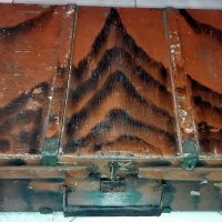 Стар дървен куфар от 50-те години на 20-ти век., снимка 1 - Антикварни и старинни предмети - 33912439