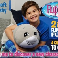Нова Flip-a-Zoo Mushmillows от Goliath Games: Акула и Делфин Супер играчка Деца, снимка 2 - Плюшени играчки - 42740271