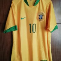Brazil Ronaldinho Nike Brasil оригинална футболна тениска фланелка Бразилия Роналдиньо размер L, снимка 2 - Тениски - 41643798