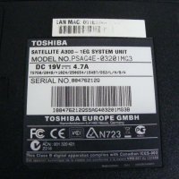 Лаптоп за части Toshiba Satellite A300 номер 3, снимка 3 - Части за лаптопи - 40203859