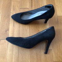 S'Oliver eлегантни велурени обувки, снимка 5 - Дамски обувки на ток - 44244283