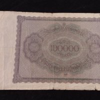 РАЙХ БАНКНОТА 100 000 марки 1923г. Германия УНИКАТ ЗА КОЛЕКЦИОНЕРИ 36809, снимка 14 - Нумизматика и бонистика - 39898867