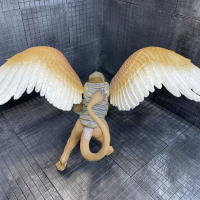 Schleich World of History Knights Griffin Rider Bird of Prey 11" фигурка играчка фентъзи грифон, снимка 5 - Колекции - 44711294