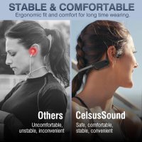 Слушалки Celsus Sound с шумопотискащ микрофон, Bluetooth водоустойчиви, снимка 6 - Слушалки, hands-free - 42699765