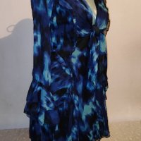 Елегантна рокля в синьо на Asos р-р М , снимка 6 - Рокли - 42614526