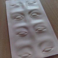 3D силиконова тренировъчна кожа за микроблейдинг на вежди и очна линия , снимка 3 - Козметика за лице - 34099175