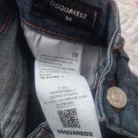 Dsquared2 - 3/4 накъсани дънки с ефекти размер М/Л, снимка 3 - Къси панталони - 41715316