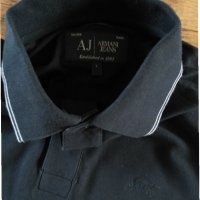  ARMANI JEANS's polo shirt - страхотна мъжка блуза КАТО НОВА, снимка 3 - Блузи - 34175939