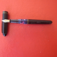 Старинна бакелитова писалка маркирана , снимка 3 - Ученически пособия, канцеларски материали - 36035418