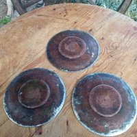 Медна чиния -сахан, снимка 5 - Антикварни и старинни предмети - 41085649