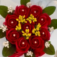 Подарък за всеки повод от ароматизирани сапунени рози, снимка 1 - Подаръци за жени - 44506613