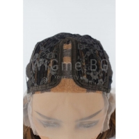 Дълга чуплива тъмнокестенява перука на кичури Парис, снимка 7 - Аксесоари за коса - 36057410